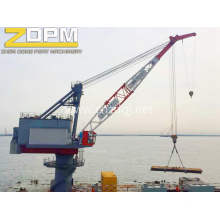 Port Used Marine Deck Crane Jib Crane Ship Crane